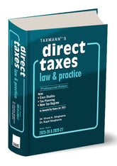 Direct Taxes Law & Practice (Professional Edition) by Vinod K. Singhania,Kapil Singhania
